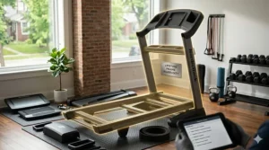 Illustration highlighting the lifetime frame warranty coverage included with most NordicTrack treadmill models.